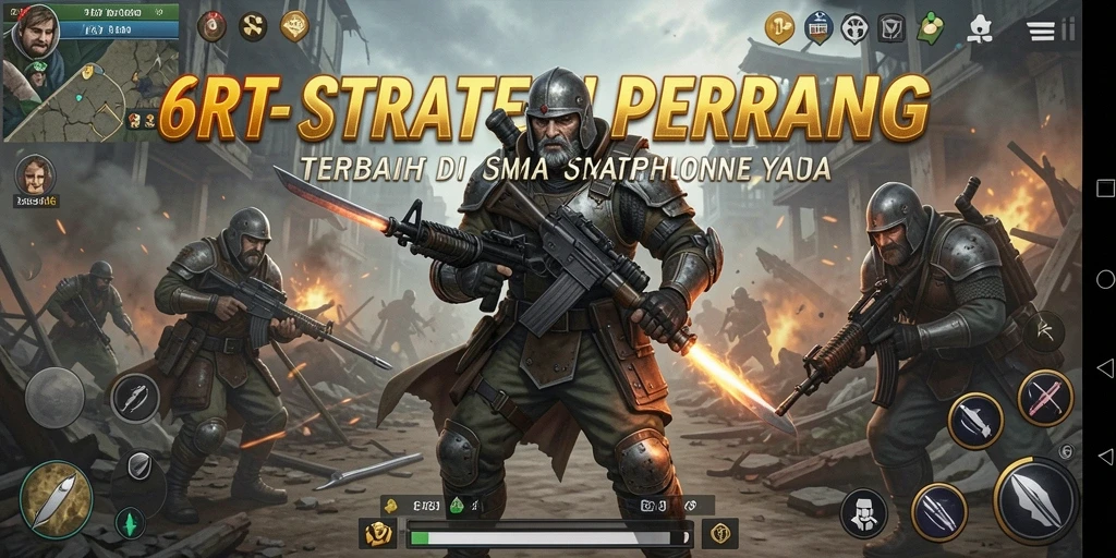 Tampilan gameplay 6RT yang seru dan mendebarkan.
