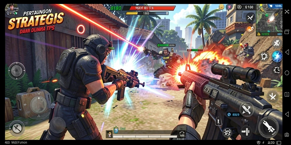 Gameplay mendebarkan dari 8180 dengan aksi TPS intens.