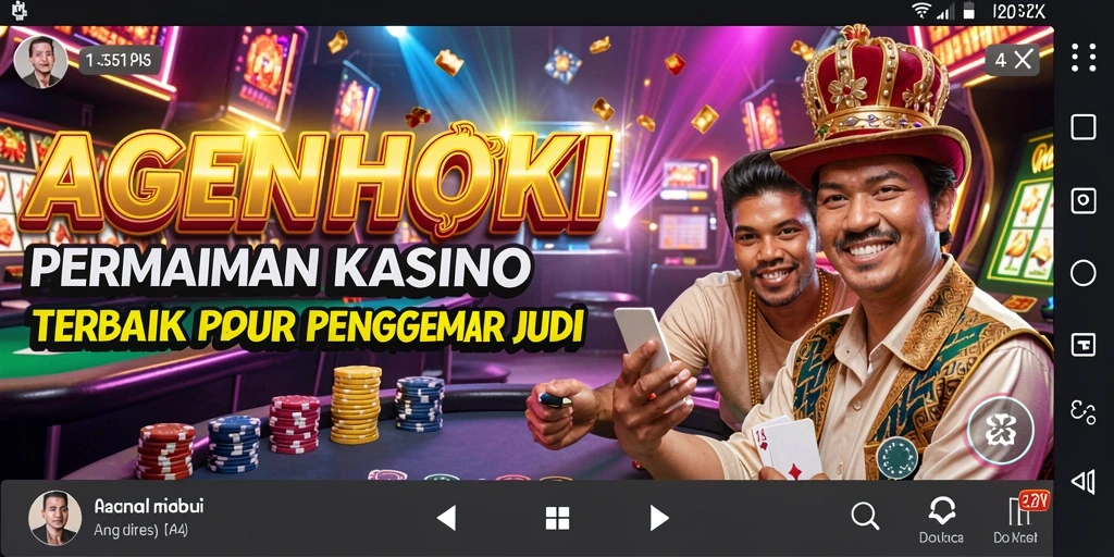 Screenshot gameplay AGENHOKI yang penuh aksi dan keseruan Kasino.