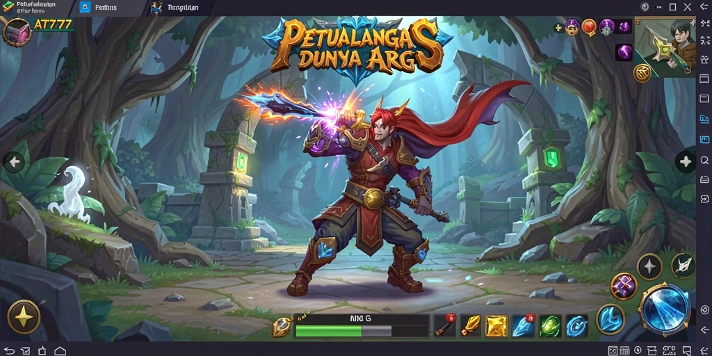 Tampilan gameplay AT777 yang menegangkan dan seru.