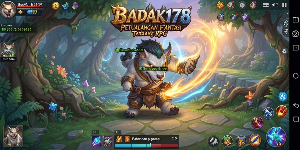 Tampilan gameplay <strong>BADAK178</strong> yang menegangkan dan penuh aksi.