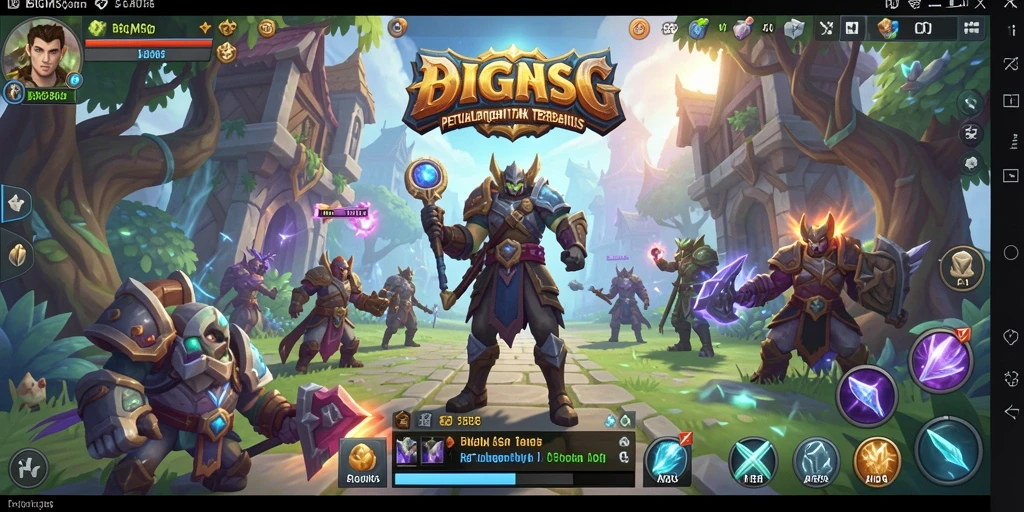 Screenshot gameplay <strong>BIGMSG</strong> menampilkan aksi seru di dunia ARPG.