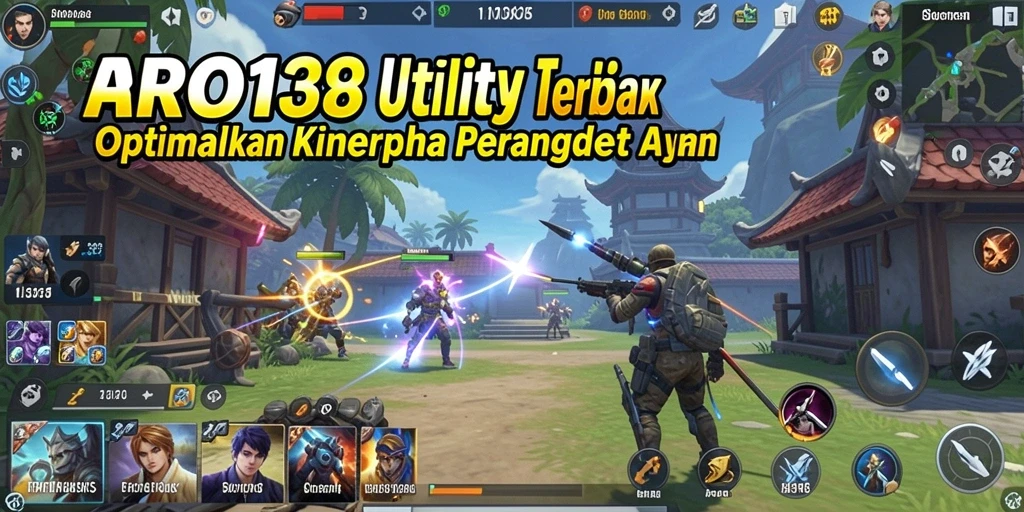 Tampilan utama BRO138 yang menunjukkan fitur optimalisasi perangkat.