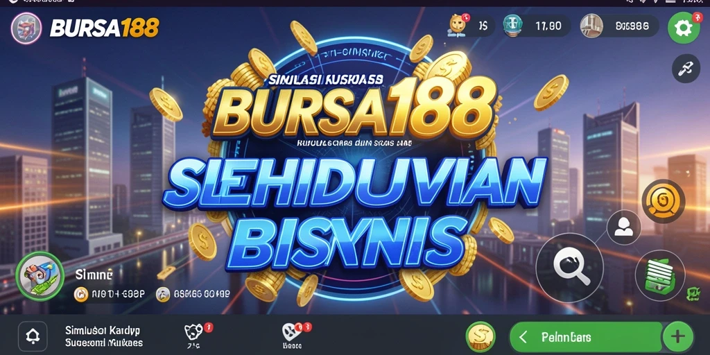 Tampilan gameplay BURSA188 yang menampilkan simulasi bisnis yang menarik.