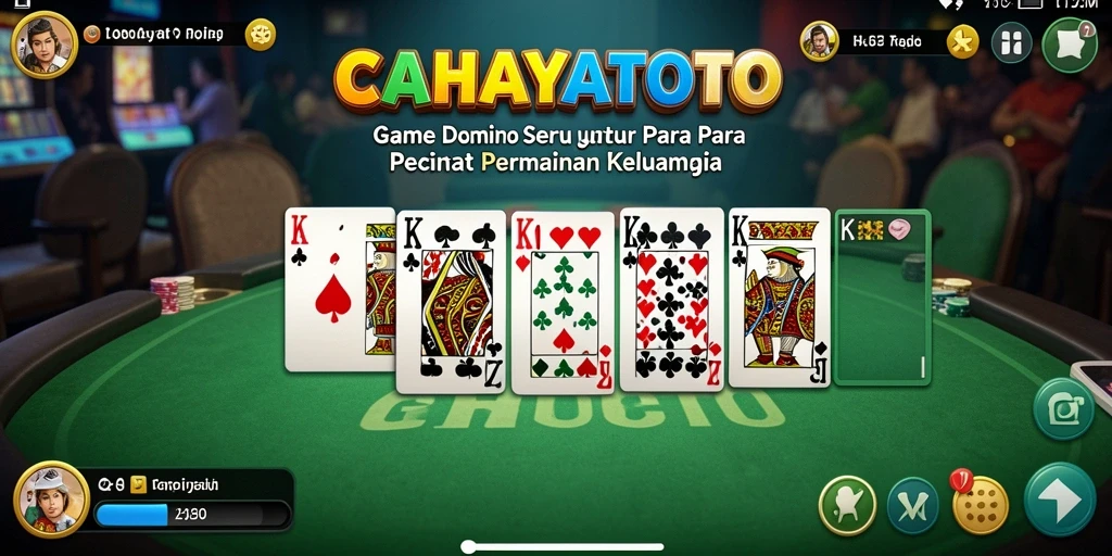 Tampilan gameplay seru di CAHAYATOTO dengan teman-teman.
