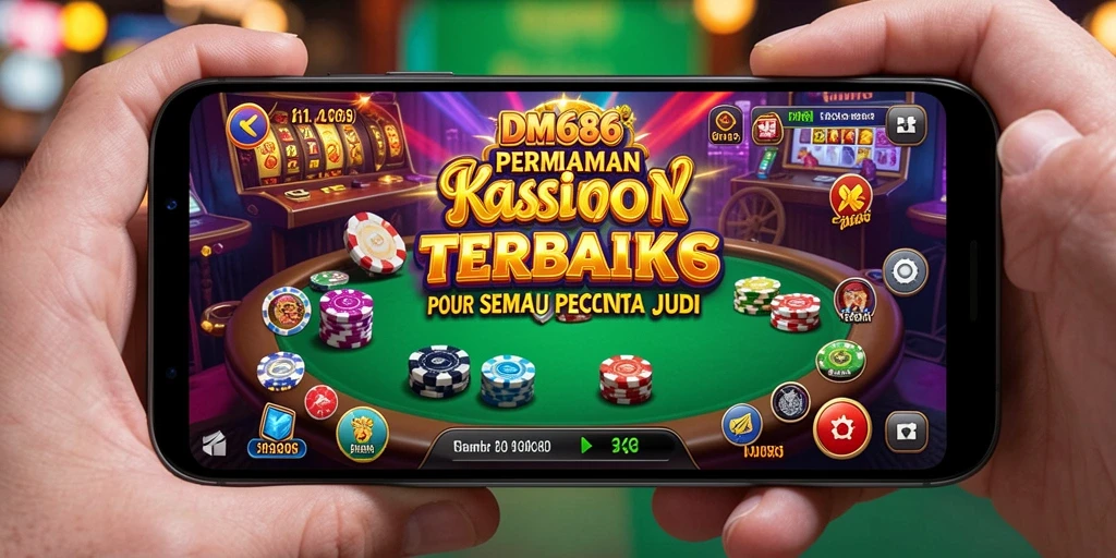 Screenshot gameplay DMD686 menampilkan aksi seru dalam permainan Kasino.