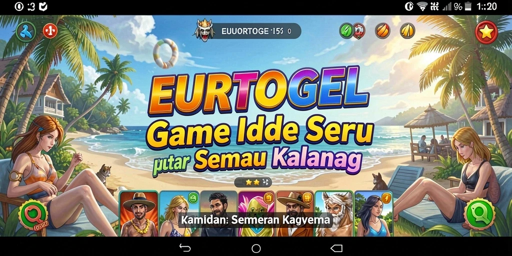 Tampilan gameplay <strong>EUROTOGEL</strong> yang menarik dengan aktivitas pengumpulan sumber daya.
