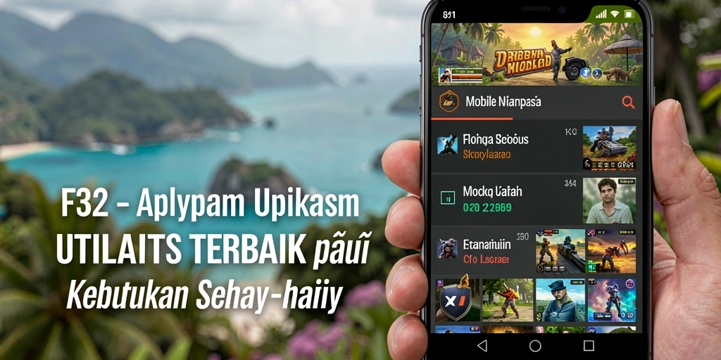 Screenshot utama F32 menampilkan antarmuka intuitif aplikasi Utility.