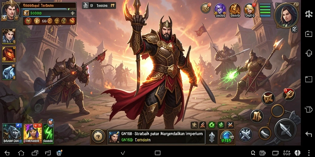 Tampilan gameplay GN168 yang intens dan seru.