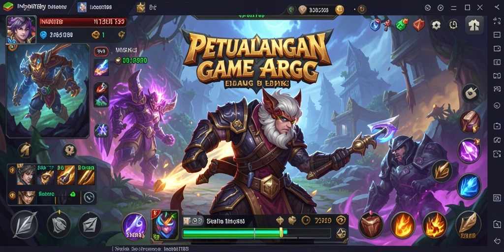 Tampilan gameplay aksi mendebarkan di INDOBIT88.