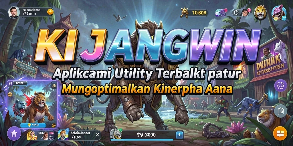 Tampilan antarmuka KIJANGWIN yang ramah pengguna untuk mempermudah fungsi Utility.