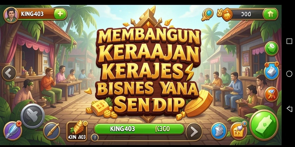 Screenshot KING403 menampilkan strategi bisnis yang menarik dan seru.