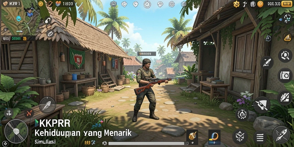 Tampilan gameplay KKRP yang menarik dan interaktif.
