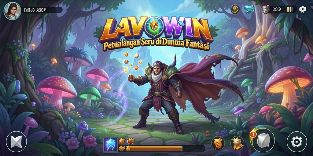 Tampilan screenshot gameplay LAVOWIN yang menarik dan penuh aksi.