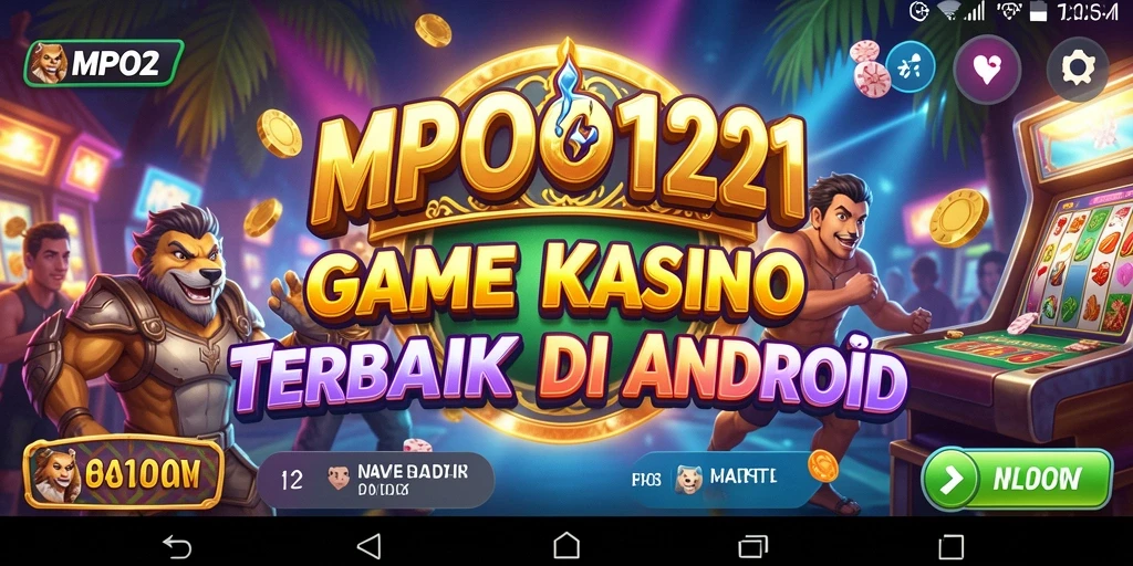 Tampilan utama gameplay Kasino yang mendebarkan di MPO1221.