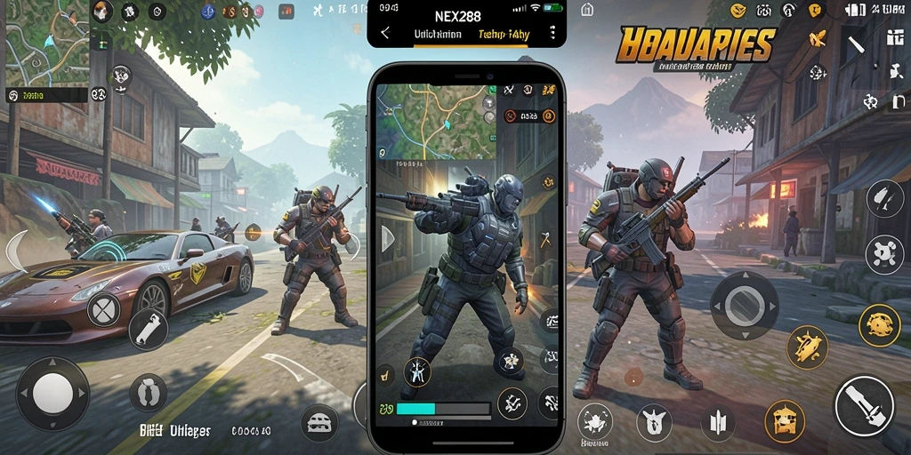 Tampilan antarmuka utama NEX288 yang intuitif dan fungsional.