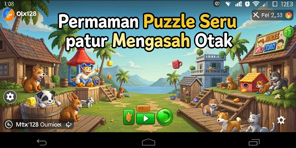 Tampilan gameplay OLX128 yang menantang dan interaktif.