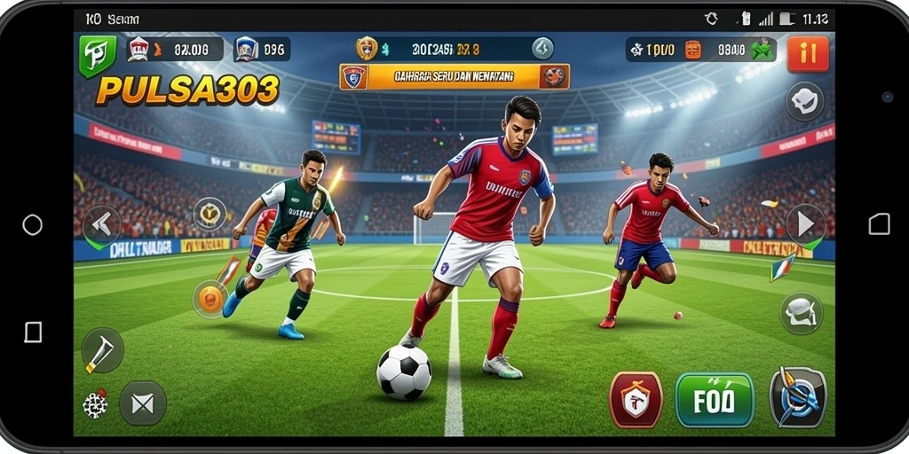Tampilan gameplay seru dalam PULSA303 dengan berbagai olahraga.