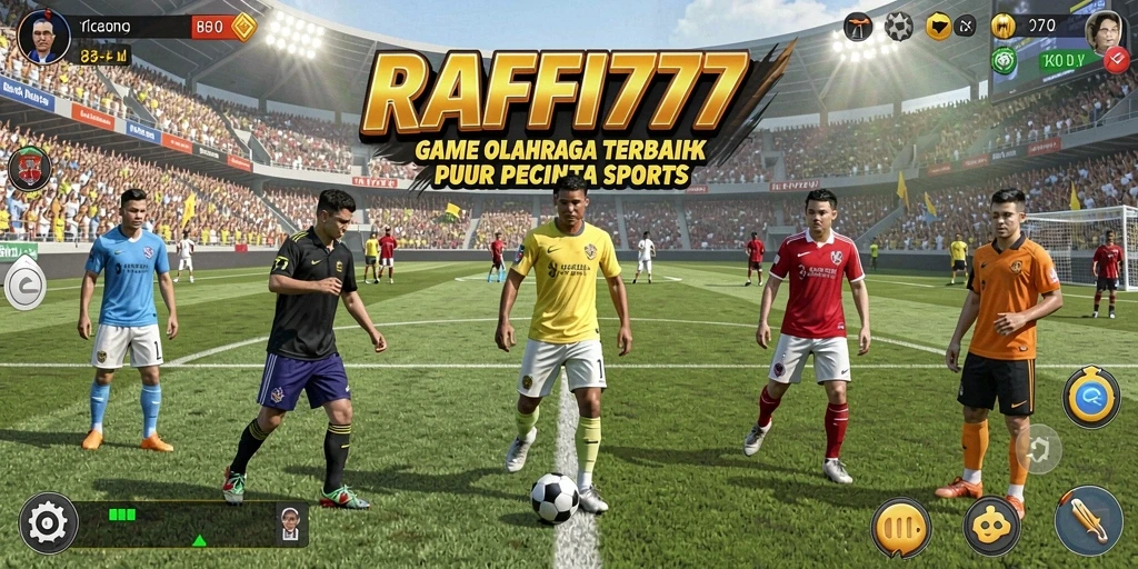 Tampilan utama gameplay RAFFI777 yang seru dan kompetitif di olahraga.