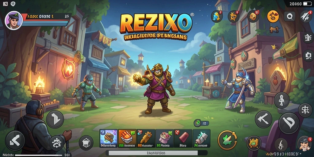 Beragam karakter unik dan gameplay santai di REZIXO.