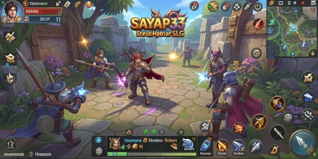 Tampilan gameplay menarik dari SAYAP33 yang menampilkan strategi SLG.