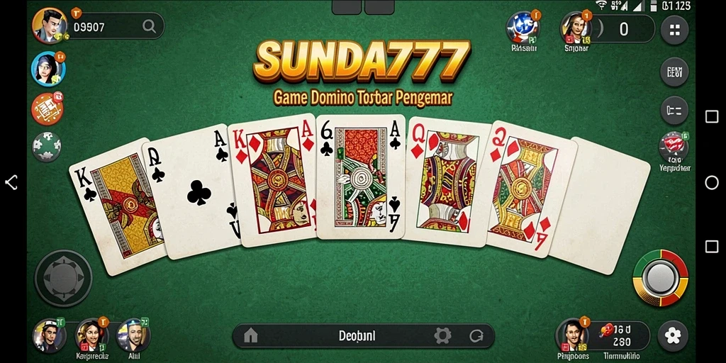 Screenshot gameplay SUNDA777 menampilkan aksi seru bermain Domino.