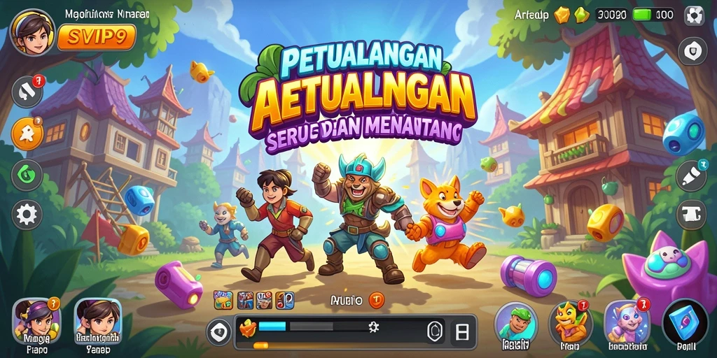 Screenshot gameplay <strong>SVIP9</strong> menampilkan aksi seru dan rintangan menantang.