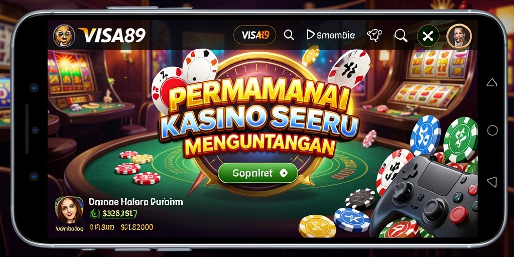 Tampilan gameplay seru yang memikat di aplikasi Kasino.