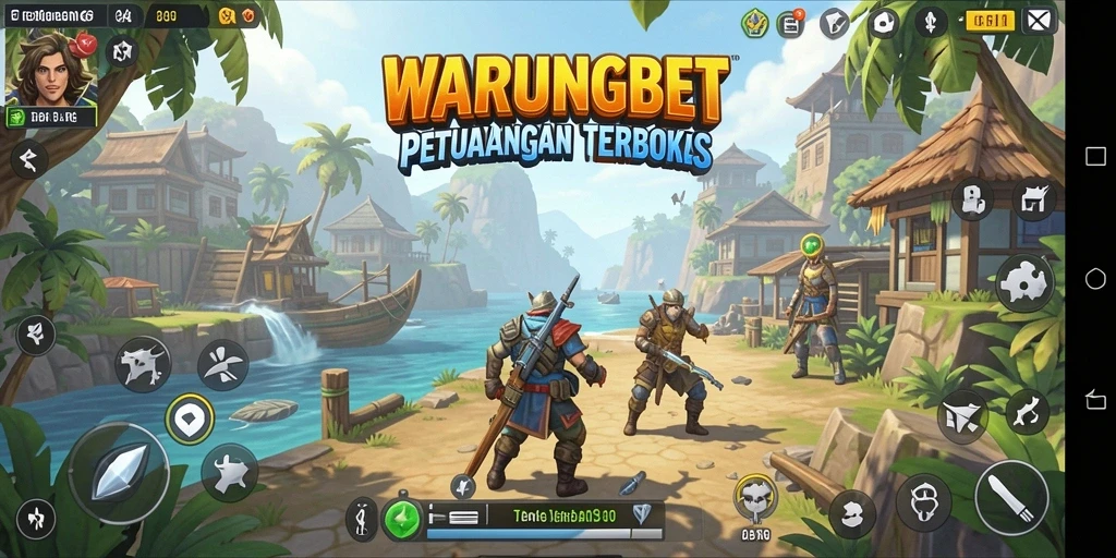 Tampilan gameplay seru dan petualangan menarik di WARUNGBET.