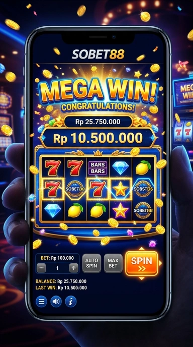 Screenshot fitur unggulan sobet88 yang menampilkan berbagai pilihan aplikasi.